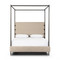 Four Hands Anderson Canopy King Bed - Palm Ecru