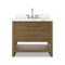 Four Hands Anthem Single Vanity - Washed Natural Veneer