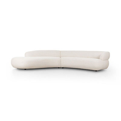 Four Hands Belen 2 - Piece Sectional - Nomad Snow - Left Chaise