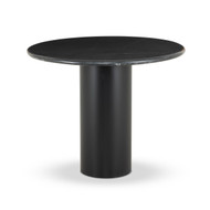Four Hands Belle Round Dining Table - 38" - Black Marble