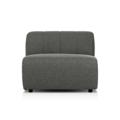 Four Hands BYO: Gwen Outdoor Sectional - Armless Piece - Hayes Charcoal