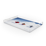 Four Hands Caped Skiers Tray by Slim Aarons