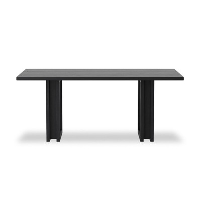 Four Hands Carmel Dining Table - Black Wash Mango