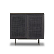Four Hands Carmel Small Cabinet - Black Wash