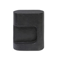Four Hands Clementine End Table - Distressed Graphite Concrete