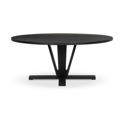 Four Hands Cobain Dining Table - 72" - Flint Black