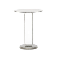 Four Hands Douglas End Table - Raw Antique Nickel
