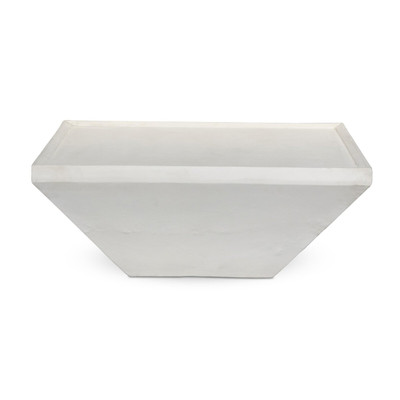 Four Hands Drake Outdoor Coffee Table - Matte White Cast Aluminum