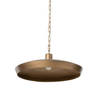 Four Hands Eldon Pendant - Hammered Antique Brass