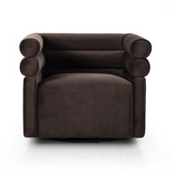 Four Hands Evie Swivel Chair - Surrey Cocoa