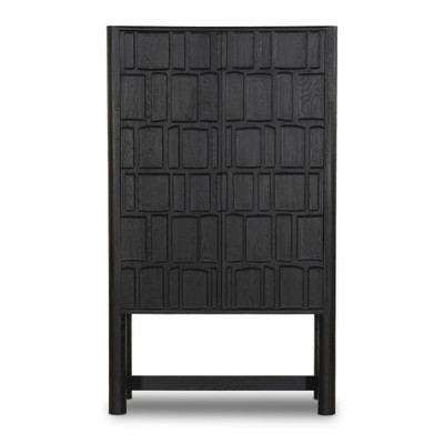 Four Hands Ezri Cabinet - Black Oak