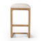 Four Hands Finn Bar Stool - Toasted Ash Solid