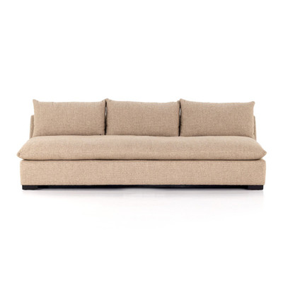 Four Hands Grant Armless Sofa - Heron Sand