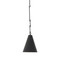 Four Hands Grazia Small Pendant - Matte Black Plaster