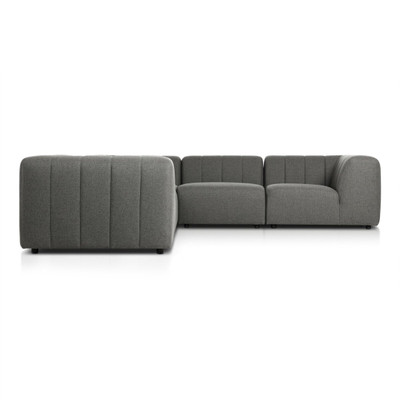 Four Hands Gwen Outdoor 5 - Piece Sectional - Hayes Charcoal
