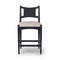Four Hands Haddon Counter Stool - Brushed Ebony