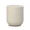 Four Hands Ivan Round End Table - White Concrete