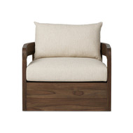 Four Hands Jackson Outdoor Swivel Chair - Ellor Beige