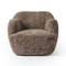 Four Hands Julius Swivel Chair - Taupe Shearling