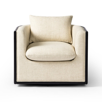 Four Hands June Swivel Chair - Thames Cream