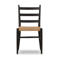 Four Hands Ladder Back Outdoor Dining Chair - Aged Ebony Teak