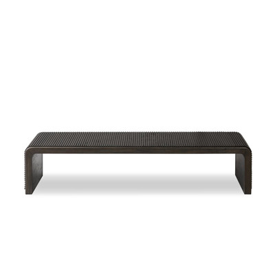 Four Hands Leo Coffee Table - Smoked Black