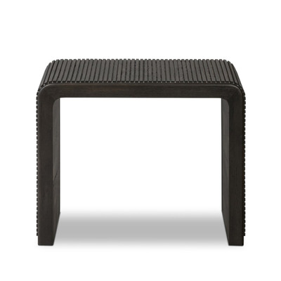 Four Hands Leo End Table - Smoke Black
