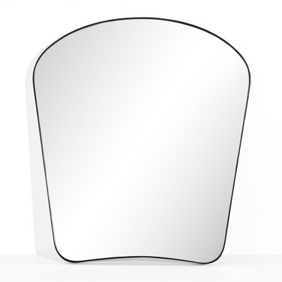 Four Hands Merona Mantel Mirror - Iron Matte Black
