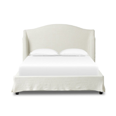 Four Hands Meryl Slipcover Queen Bed - Broadway Mist