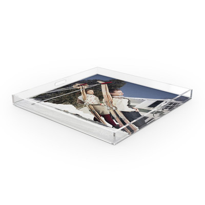 Four Hands New England Skiing Tray by Slim Aarons