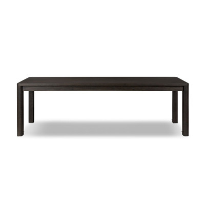 Four Hands Noeline Double Extension Dining Table - Smoked Black Oak