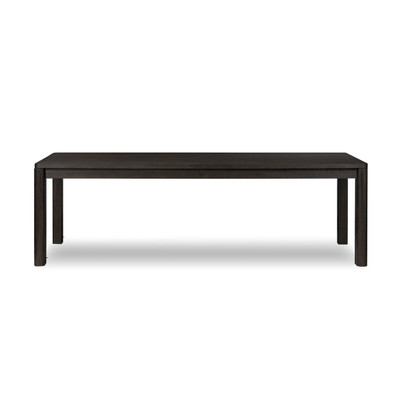 Four Hands Noeline Extension Dining Table - Cracked Smoked Black Veneer
