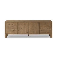 Four Hands Noeline Media Console - Resawn Worn Oak