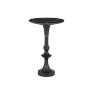 Four Hands Polli End Table - Black Marble