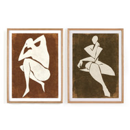 Four Hands Ponder Diptych by Coup D'esprit - 60" X 40"