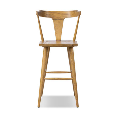 Four Hands Ripley Bar Stool - Sandy Oak Veneer