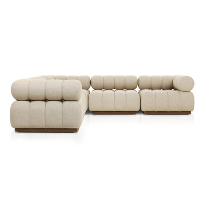 Four Hands Roma Outdoor 5 - Piece Sectional - Hayes Cream