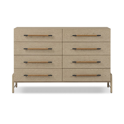 Four Hands Rosedale 8 Drawer Dresser - Yucca Oak Veneer