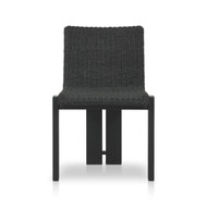 Four Hands Roxy Outdoor Dining Chair - Faux Black Hyacinth
