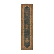 Four Hands Samsa Hand Knotted Rug - 3'X12' - Samsa Navy