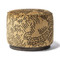 Four Hands Sinclair Round Ottoman - Balkan Ochre
