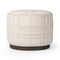 Four Hands Sinclair Round Ottoman - Sheffield Ivory