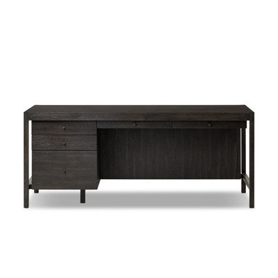 Four Hands Suspension Desk - Smoked Black Veneer
