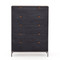 Four Hands Trey 5 Drawer Dresser - Black Wash Poplar