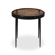 Four Hands Yoko Nesting Table - Small - Smoked Brown Cast Glass