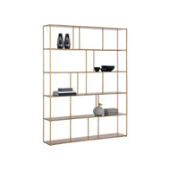 Sunpan Eiffel Bookcase - Extra Large - Antique Brass