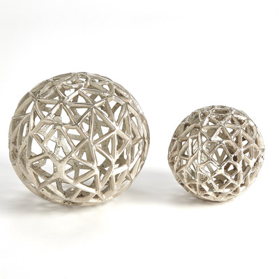 Studio A Jali Ball - Antique Nickel - Sm