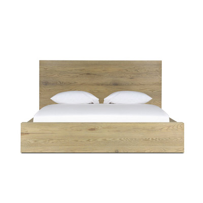 Four Hands Torrington Bed - Sandy Oak Resawn - King
