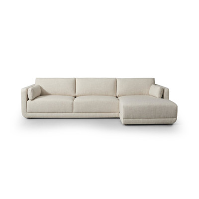 Four Hands Toland 2-Piece Sectional W/Chaise - Right Chaise
