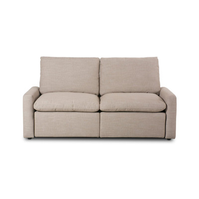 Four Hands Tillery Power Recliner 2-Piece Sectional - Crypton Nomad Taupe